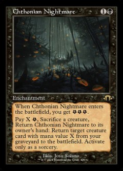 Chthonian Nightmare Modern Horizons 3 Retro Frame